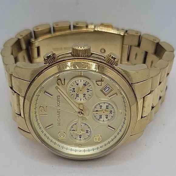 Michael Kors Runway MK5055 Women Stainless Steel Analog Quartz Dial Watch BC831 - Picture 6 of 10